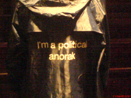 I'm a political anorak