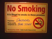 No Smoking Sign