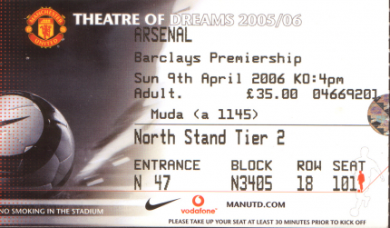 Man Utd Ticket